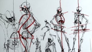 Уроки скульптуры и рисунка: фигура человека, часть 1, наброски