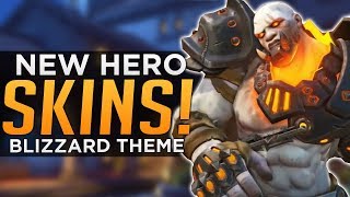 Overwatch: All NEW Hero Skins Coming! - Blizzard Themed Cosmetics!