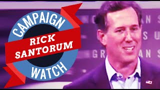 Campaign Watch: Rick Santorum