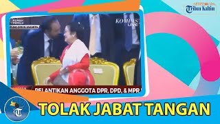MEGAWATI SOEKARNOPUTRI TOLAK JABAT TANGAN DENGAN SURYA PALOH DAN AHY