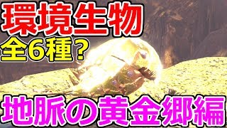 【MHW】環境生物　地脈の黄金郷編【モンハンワールド二人実況】