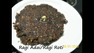 Ragi Roti | Ragi Adai | Ragi Nippatu | Ragi recipe | Kelvaragu Adai | Healthy Recipe