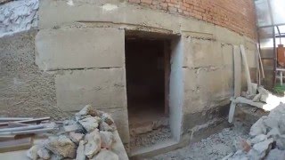 Алмазная резка проема в бетоне 40см