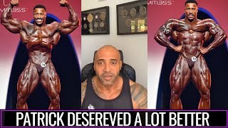 Patrick Moore`s conditioning was as good as HADI CHOOPAN at MR OLYMPIA 2019: DENNIS JAMES