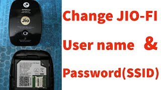 How To Change/Reset Jiofi Wifi Hotspot Username & Password(SSID) In Mobile & Pc/Computer