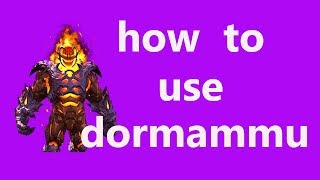 how to use dormammu marvel contest of champion
