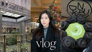 [VLOG] 새 차 타고 첫 드라이브 브이로그 초보운전의 하루 | 동생과 서울 맛집 탐방 | 동탄 롯데백화점 | 요즘 나이트 스킨케어 | drive vlog