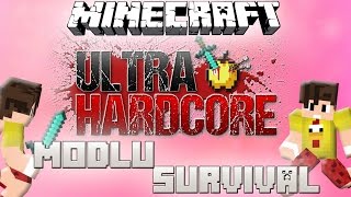NEE ? GİDEN KALP GERİ GELMİYOR MUU ! o.O | Minecraft "Ultra Hardcore Modlu Survival" -  1.Bölüm