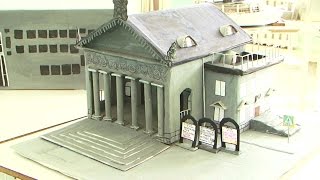 Достопримечательности из теста и бумаги