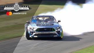 Vaughn Gittin Jr. smokes up incredible chrome Ford Mustang RTR