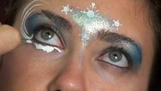 Ice Princess Face Painting Step-by-Step