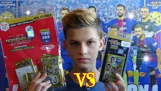 MEGA POJEDYNEK Multipack vs Blister Panini FIFA 365 2018 - Unboxing!!!