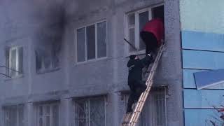 Десна-ТВ: В Десногорском общежитии произошел пожар