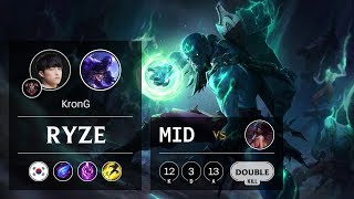 Ryze Mid vs Akali - KR Grandmaster Patch 10.1