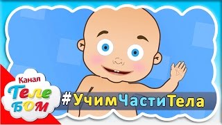 Учим части тела с Чубриком. Дошкольникам. Развивающие мультики для самых маленьких. Телебом
