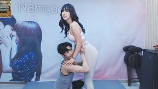 커플요가 중 방송사고 대참사 1초 전
