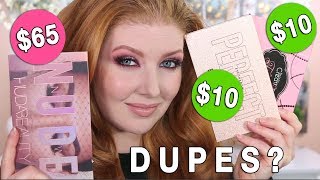 Testing Drugstore Priced Dupes | Huda New Nude Palette
