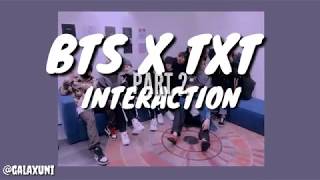 BTS X TXT INTERACTION PART 2 @KBS MUSIC BANK