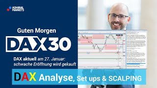DAX aktuell: Analyse, Trading-Ideen & Scalping | DAX 30 | CFD Trading | DAX Analyse | 27.01.2020