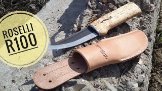 Обзор ножа Roselli R100. Финские ножи, классика puukko.  Hunting knife