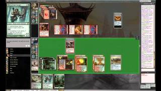 T2 Jund vs. Red Deck Wins, Match 1, Game 1
