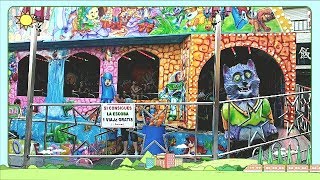 Карусели! Батуты и Аттракционы! Fiestas de la Acollidora. #2