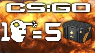 ⚡ 1 KILL NA PADZIE = 5 SKRZYNEK ⚡ COUNTER STRIKE GLOBAL OFFENSIVE ⚡ CS:GO