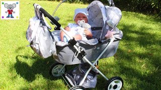 Nuevo CARRO DE PASEO de mi Muñeca Bebé Reborn y Preparo Bolso Cambiador o PAÑALERA