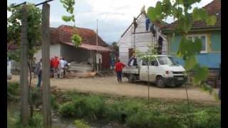 Voluntarii Wesley College pe santier la Lelesti 2010