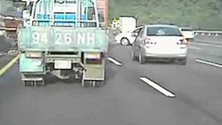 Big Truck And Car Accidents On Highway