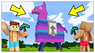 NON ROMPERE IL LAMA DI LUCKY BLOCK DI FORTNITE! - Minecraft ITA