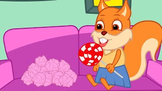 Famille d'Écureuil - Chupa Chups Géants Animé 2022 en Français