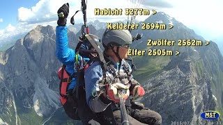 Stubai: Paragliding Tandem vom Elfer zum Habicht