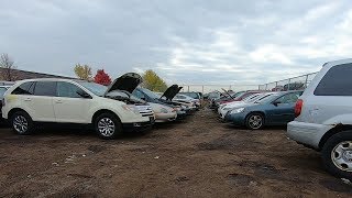 Автосвалка в США , машины на ходу на свалке. Пугали и угрожали пушкой в США)