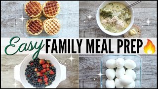 ?EASY KETO Meal Prep ?Batchcooking Like a Boss Weekly FAMILY Meals for the Week ~ Chaffles + Soup!