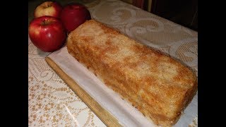 Яблочный пирог  "Три стакана"
