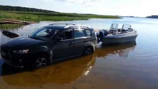 Подъём катера Terhi 475 Twin C из воды