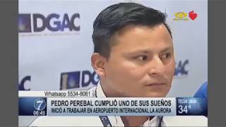 El políglota Pedro Perebal cumplió uno de sus mayores sueños