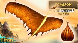 Timberjack Max Level 134 Titan Mode | Dragons: Rise of Berk