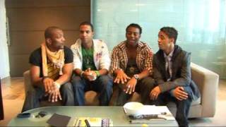 X Factor stars JLS go acapella for ITN ON