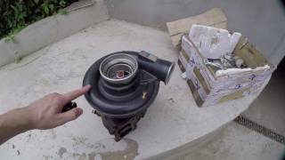 Турбина Holset HX52+OM606 500 л. сил.  Дизель Superturbo Mercedes W140 S300  OM606. Часть - 2.1