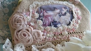 Вязаные крючком сумочки. Современное ретро. Beautiful crocheted handbags for women