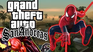 مودات GTA San Andreas - مود سبايدرمان