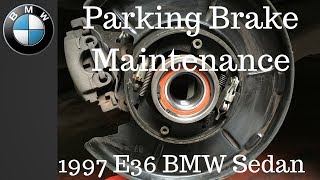 BMW E36 E46 Parking Break (eBrake) Adjustment & Maintenance