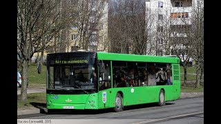 Автобус Минска МАЗ-203,гос.№ АЕ 2015-7, марш.116 (23.08.2018)