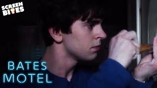 Norman Bates Spies His Mother Having Sex | Bates Motel | SceneScreen