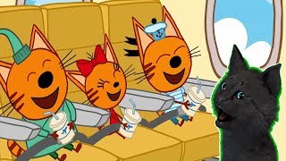 Три Кота: АЭРОПОРТ ЛЕТИМ НА ОТДЫХ С ГОВОРЯЩИМ СУПЕР КОТОМ ( ИГРА для ДЕТЕЙ ) Развивающие игры