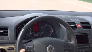 VW Golf 5 1.6 FSI 0-100, 0-200, vmax, eMFA Test
