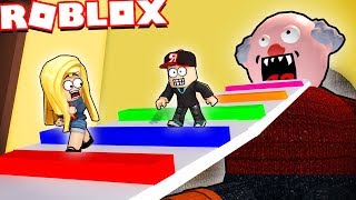 ROBLOX - UCIEKAMY Z DOMU ZŁEGO DZIADKA! (Roblox Obby) - Vito i Bella