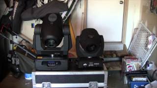 Chauvet Intimidator Spot LED 350 Comparison to Elation Design Spot 250 Pro